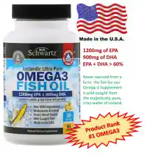 ภาพขนาดย่อของภาพหน้าปกสินค้าโอเมก้า3 น้ำมันปลา, Fish Oil Omega3, BioSchwartz, Omega 3 Fish Oil, 1200 mg EPA & 900 mg DHA, 90 Softgels, โอเมก้า 3 จากปลาทะเะล จากร้าน 365DDPRODUCT บน Lazada