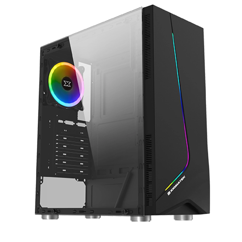 ภาพหน้าปกสินค้าXIGMATEK EROS V.2 Mid-Tower Case with SYNC XCR120 Fan จากร้าน Alpaca Computer บน Lazada