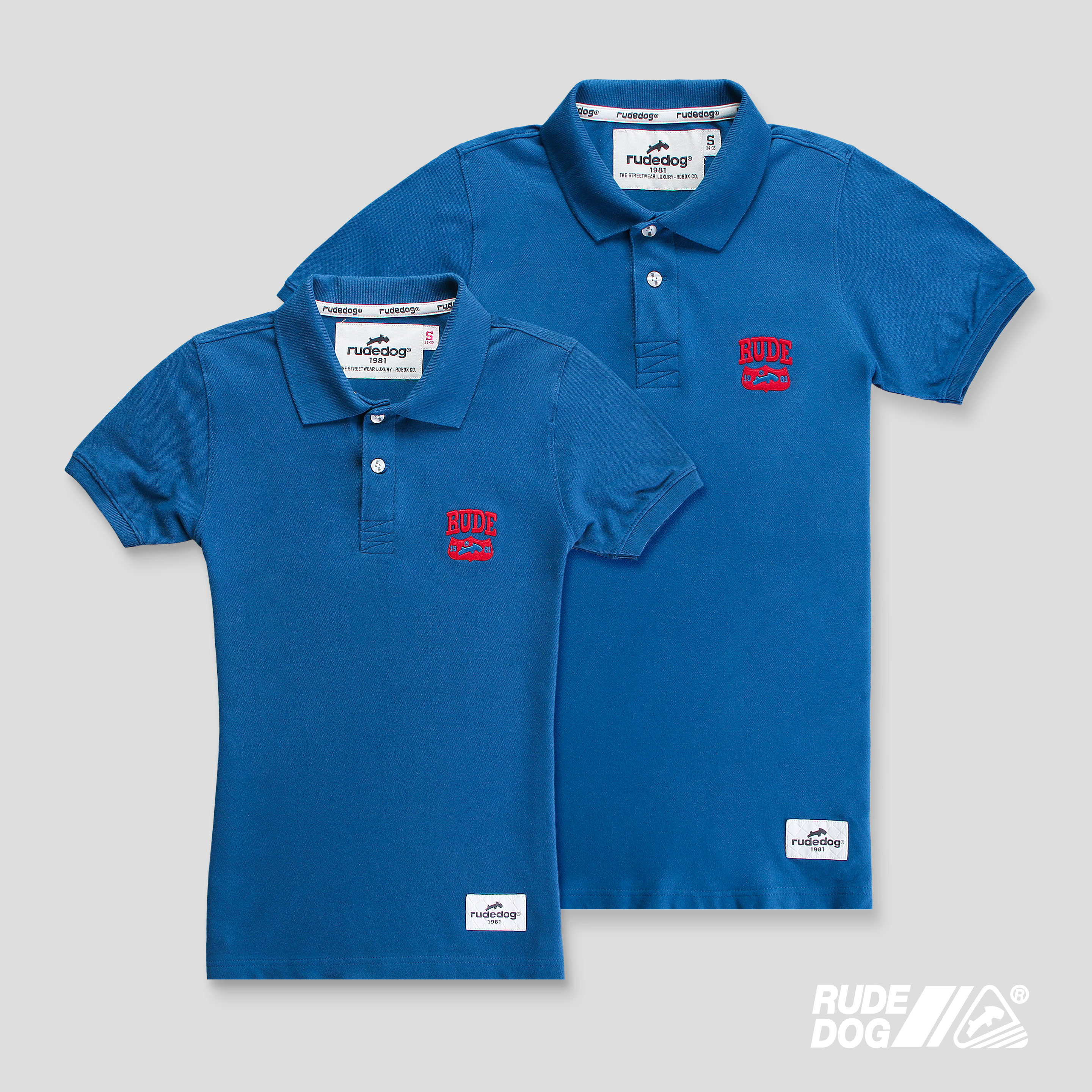 Rudedog เสื้อโปโล ผู้ชาย รุ่น ARMOUR (สาปเรียบ) (Men Polo)