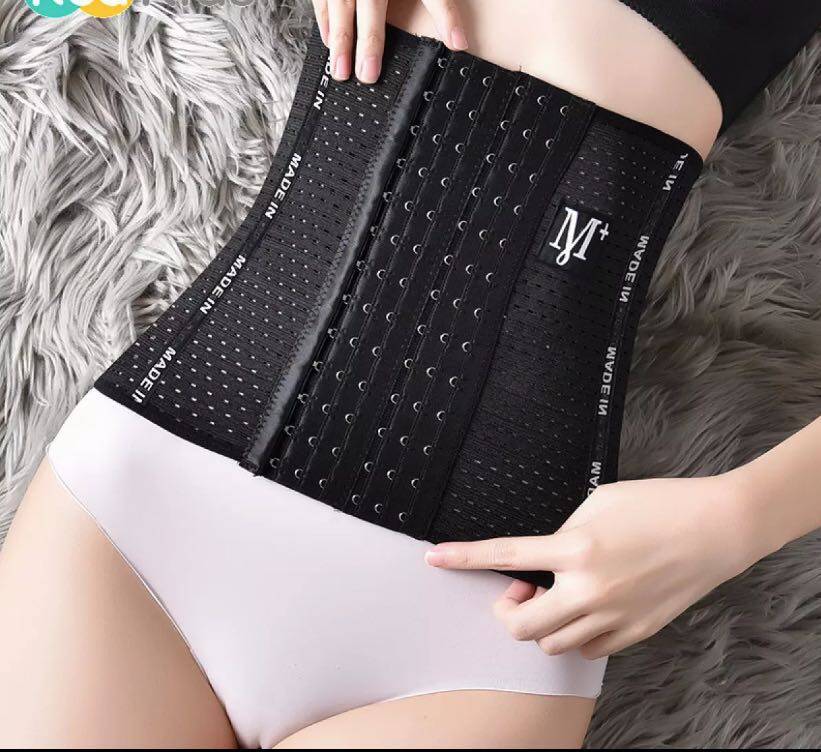 Belly Band Strong Plastic Belt Fitness Comfortable Breathable English Fashion 6 Row 13 Buckle Postpartum Waistband Postpartum tether support strap