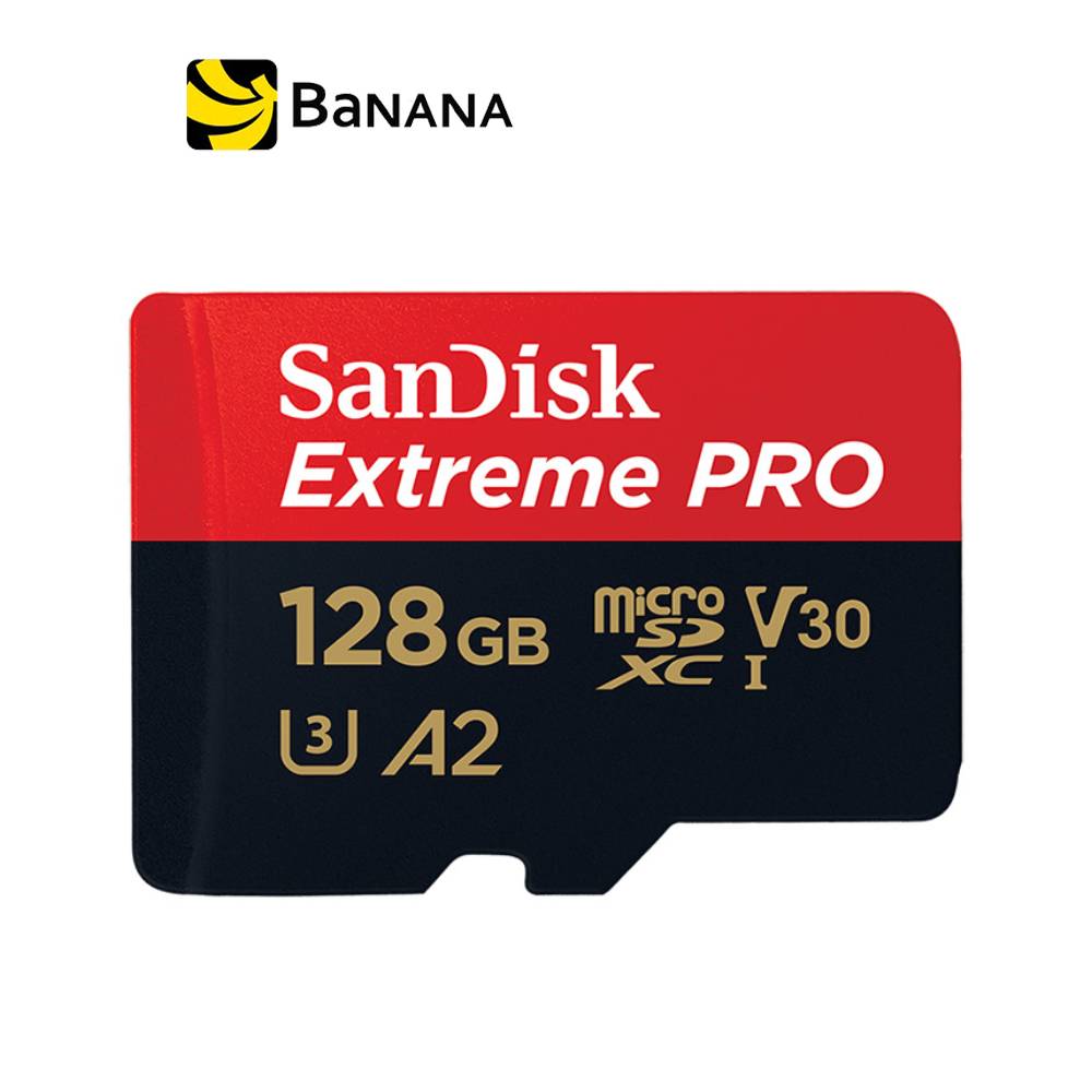 [เมมโมรี่การ์ด] SanDisk Micro SDXC Extreme 128GB A2 C10 170MB/s R with SD Adapter (SDSQXCY_128G_GN6MA)