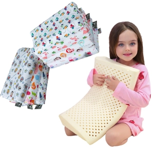 ภาพหน้าปกสินค้าหมอนยางพาราเด็ก หมอนเด็ก Smiley ใช้ได้2-14ปี KID Latex Pillow For 2-14 Year ที่เกี่ยวข้อง