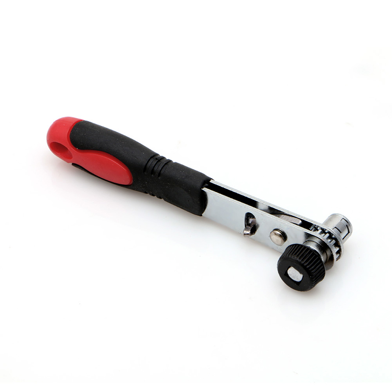 Mini ประแจวงล้อแบบรวดเร็ว1/4นิ้วไขควง Quick ประแจเครื่องมือสีแดง