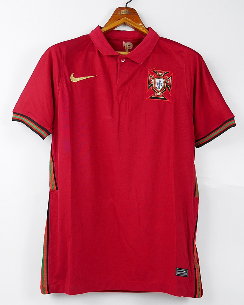 PORTUGAL HOME EURO 2020 2021 RED FOOTBALL SHIRT SOCCER JERSEY