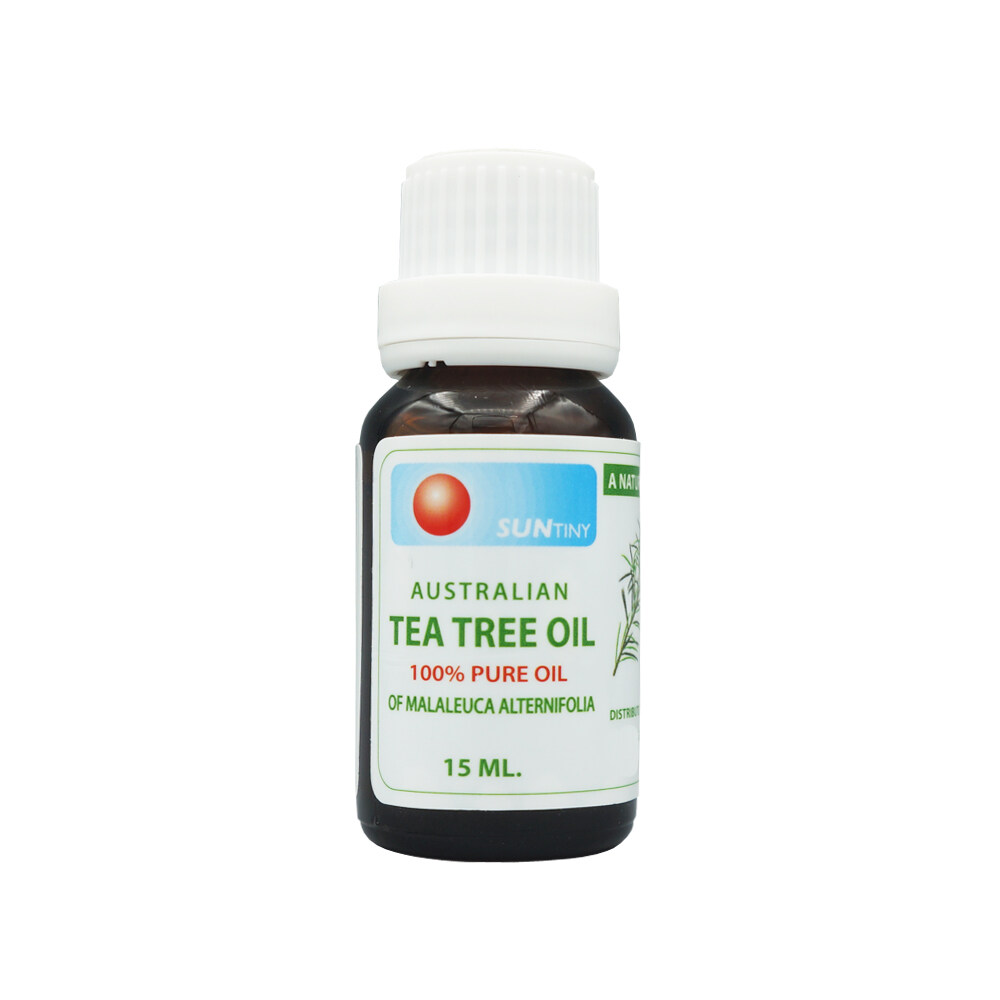 Organic Pavilion น้ำมันหอมระเหยออร์แกนิค 100% ทีทรีออยล์ Sun Tiny Australian Tea Tree Oil (15ml)