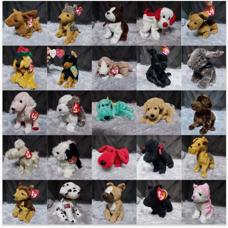 AM 04 (1) - ตุ๊กตา สุนัข หมา ty ขนาด 5-8 นิ้ว (งานคัดป้าย) ราคา 35 บาท*ส่งฟรี