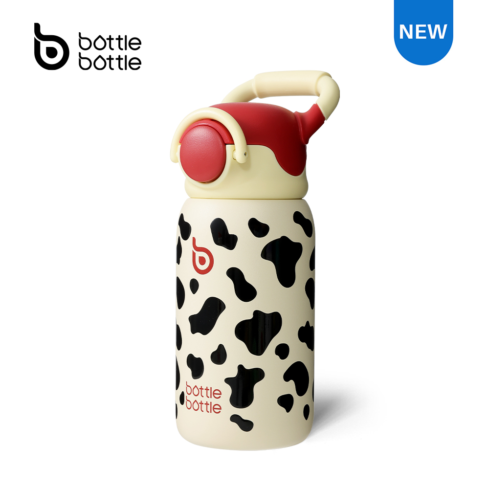 BOTTLE BOTTLE 16oz/500ml เด็กแบบพกพา ขวดน้ํา น่ารัก กระติกน้ําร้อน สําหรับเด็กชายหญิงโรงเรียนกีฬาท่องเที่ยว