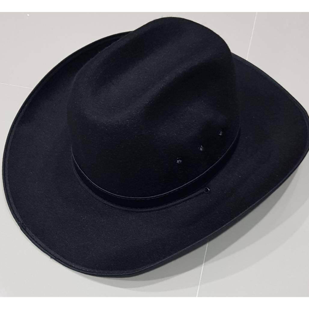 หมวกคาวบอย ของผู้ใหญ่ แบบปีกแคบ สีน้ำตาล, สีดำ