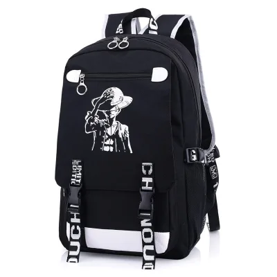 Fashion Men's Backpack Luminous Backpack Personal Computer Bag Casual Travel Bag
