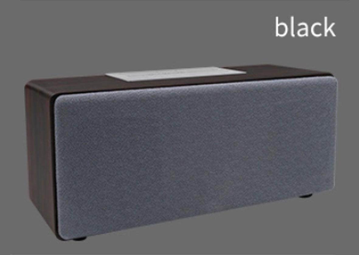 bluetooth speaker ลำโพงบลูทูธ ตู้ไม้ทำให้เบสหนักมาก เสียงกลางใสขนาด 20 วัตต์ รองรับ SD Card มีวิทยุ FM  และมีไมค์ ในตัว ของแท้ ประกัน 1 เดือนเต็ม