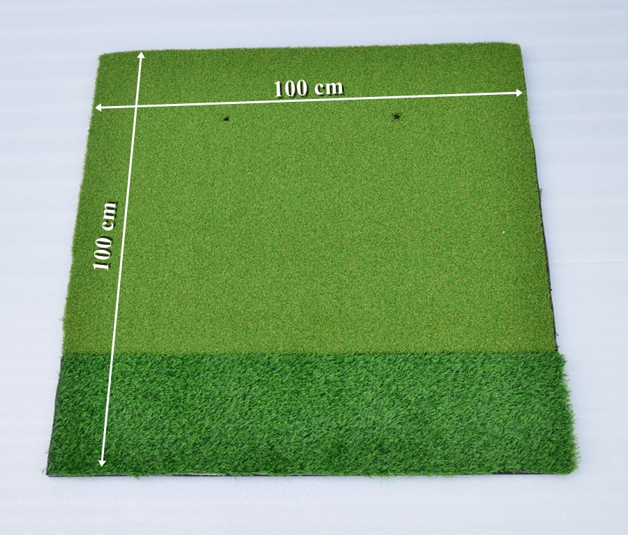 BCH พรมซ้อมกอล์ฟ 2 ระดับขนาด 100x100 ซม. GOLF HITTING MAT ซ้อมชิพ ซ้อมไดร์ฟกอล์ฟ รับประกันซ่อมฟรี ราคา 1,690 บาท*ส่งฟรี