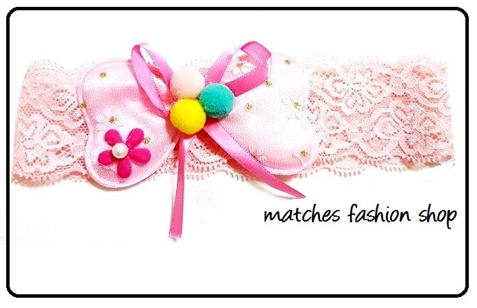 matches fashion shop ที่คาดผมเด็กแรกเกิด - 3 ปี ผ้าลูกไม้นุ่มมาก ไม่ระคายเคือง