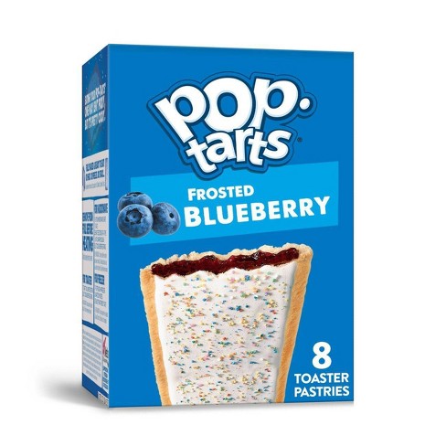 Kelloggs Pop-Tarts Frosted Blueberry 14.7oz เคลล็อกส์ ทาร์ทส โฟรสเท็ด รสบูลเบอร์รี่