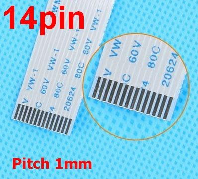 สายแพร Pitch 1.0mm ยาว 20cm TYPE-B Flexible Flat Cable FFC 6pin, 8pin, 4pin,10pin, 12pin, 14pin, 16pin, 18pin, 20pin, 24pin, 26pin, 30pin, 32pin AWM