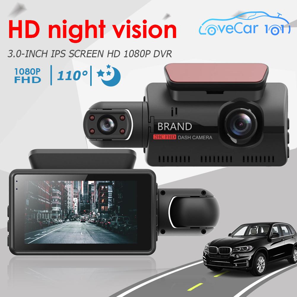 กล้องติดรถยนต์ 2 กล้อง สว่างกลางคืนของแท้ด้วยระบบ Super Night Vision ภาพชัด FULL HD จอแสดงผล IPS ตรวจจับการเคลื่อนไหวกล้อง Dashจอขนาดใหญ่ 3.0 นิ้ว สินค้าคุณภาพดียังไม่มีคะแนน