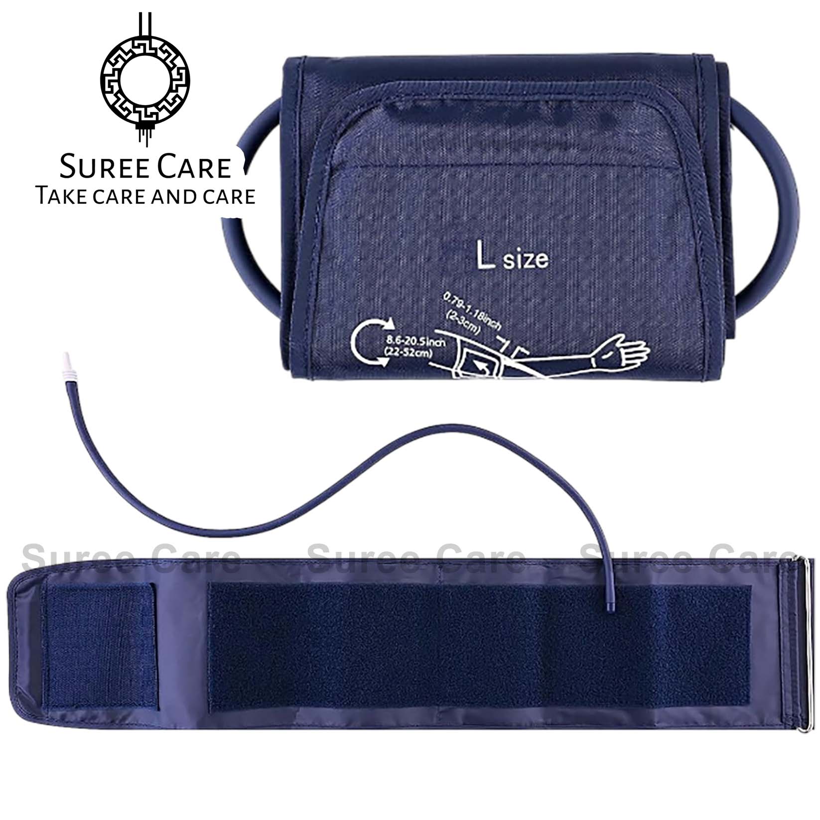 ผ้าพันแขนวัดความดันโลหิต ขนาดใหญ่ L 22-48cm สายวัดความดัน ไซส์ผู้ใหญ่ Blood pressure cuff SIZE L ราคา 99 บาท*ส่งฟรี