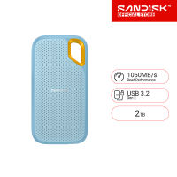 SanDisk Extreme Portable SSD SDSSDE61 2TB USB 3.2 Gen 2 - (SDSSDE61-2T00-G25)