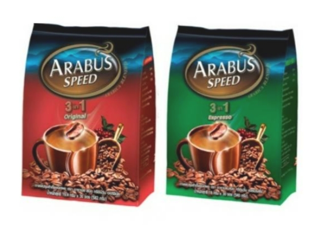 Arabus Speed Original / Espresso 3in1 กาแฟ ปรุงสำเร็จ อาราบัส ชนิดผง 18กรัมx30ซอง(540กรัม) ราคา 109 บาท*ส่งฟรี
