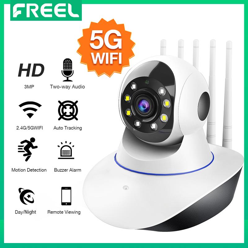 กล้อง IP WIFI ไร้สายสมาร์ท Home Security ป้องกันกล้องเฝ้าระวังเสียงสองทาง Baby Pet Monitor กล้องบันทึกวิดีโอ