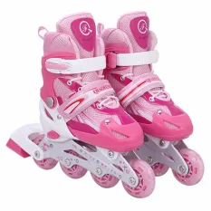 รองเท้าสเก็ต โรลเลอร์เบลด Roller Blade Skate รุ่น L= 38-42 --Pink