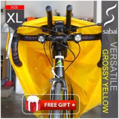 sabai cover ผ้าคลุมจักรยาน - รุ่น VERSATILE (Grossy Yellow) - [ SIZE XL ] Bicycle Cover