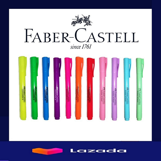 ปากกาเน้นข้อความ Faber-Castell (เลือกสีเอง)