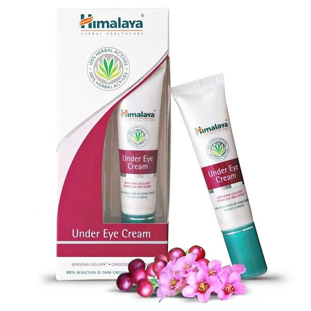 *[ซื้อ1แถม1] Himalaya Under Eye Cream 15 ml - หิมาลายา ครีมบำรุงผิวใต้ตา 1 หลอด