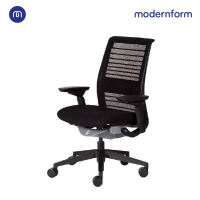 Modernform เก้าอี้ Steelcase ergonomic รุ่น Think v2 (PP) พนักพิงกลาง สีดำ เก้าอี้เพื่อสุขภาพ เก้าอี้ผู้บริหาร เก้าอี้สำนักงาน เก้าอี้ทำงาน เก้าอี้ออฟฟิศ เก้าอี้แก้ปวดหลัง ปรันเอนได้ 4 ระดับ ปรับน้ำหนักตามผู้นั่งอัตโนมัติ พร้อมปรับความสูงได้