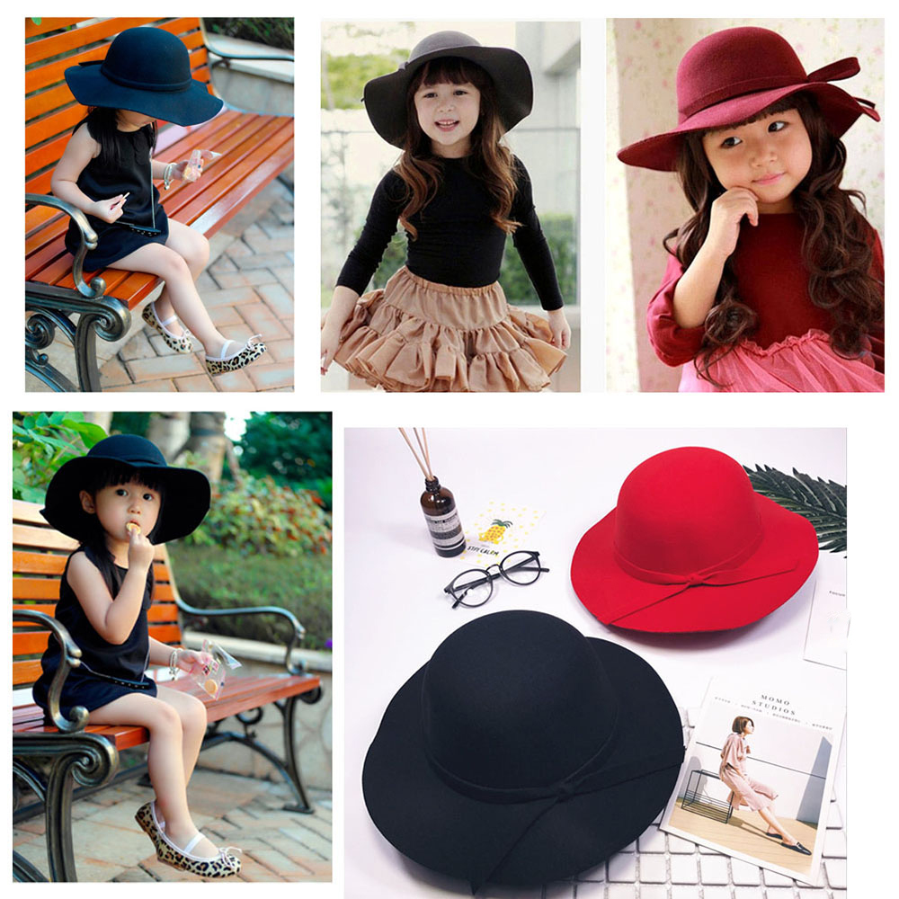 SHILU Summer Bonnet Girls Casual Sweet Dome Wavy Bowknot Hat Summer Accessories Beach Cap Sun Hat