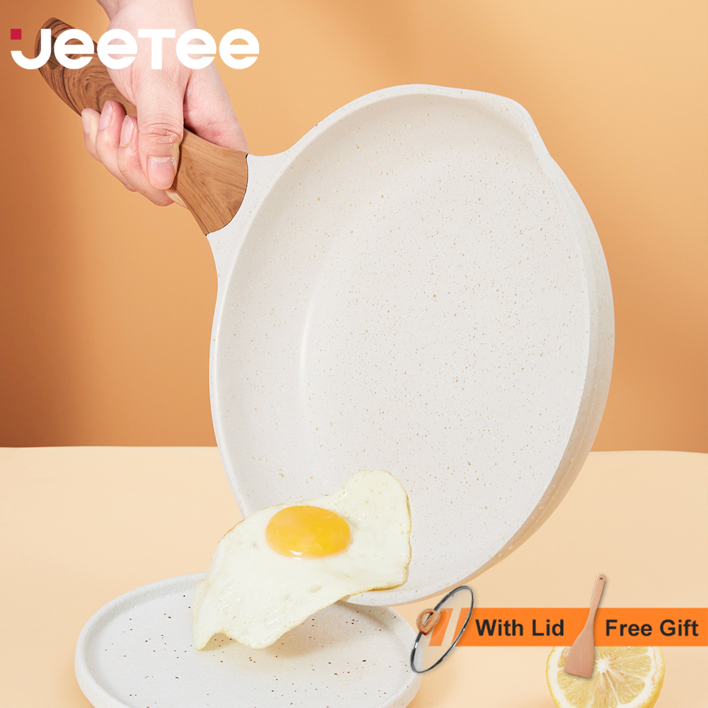 JEETEE กระทะทำอาหาร กระทะหินแกรนิตไม่ติดกระทะ 20,24,28ซม. ราคา 445 บาท*ส่งฟรี