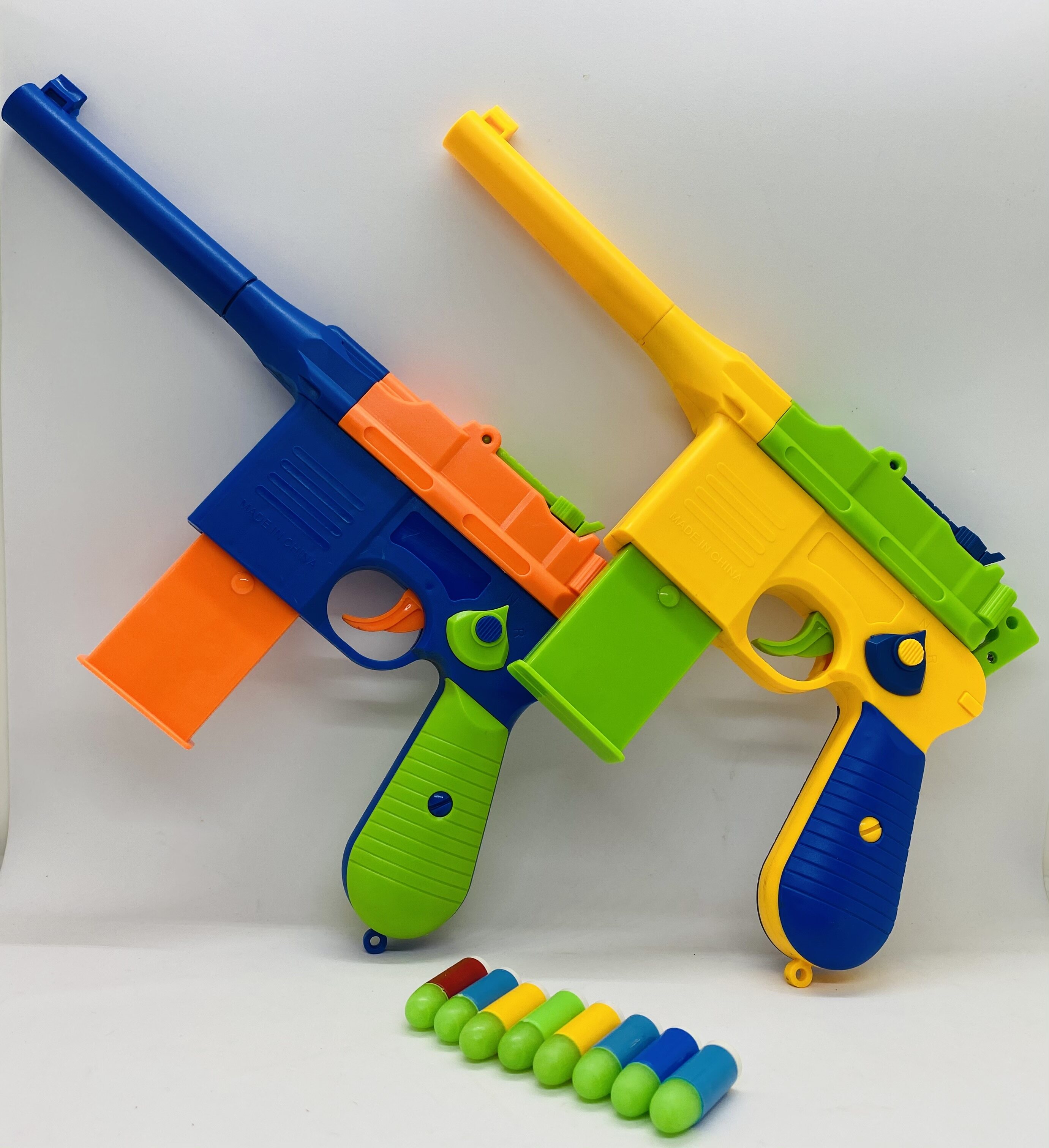 WD ปืนของเล่นกระสุนยาง สำหรับเด็ก รุ่นด้ามยาว