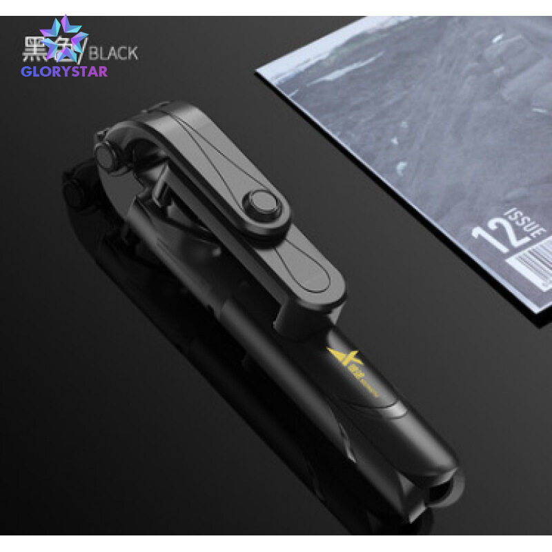 GloryStar Xt09 ขาตั้งกล้องตั้งเวลาบลูทูธเซลฟีสติ๊กยืนยืดได้ 360 ° หมุน monopod พับสด XT10 ยึดโทรศัพท์มือถือ