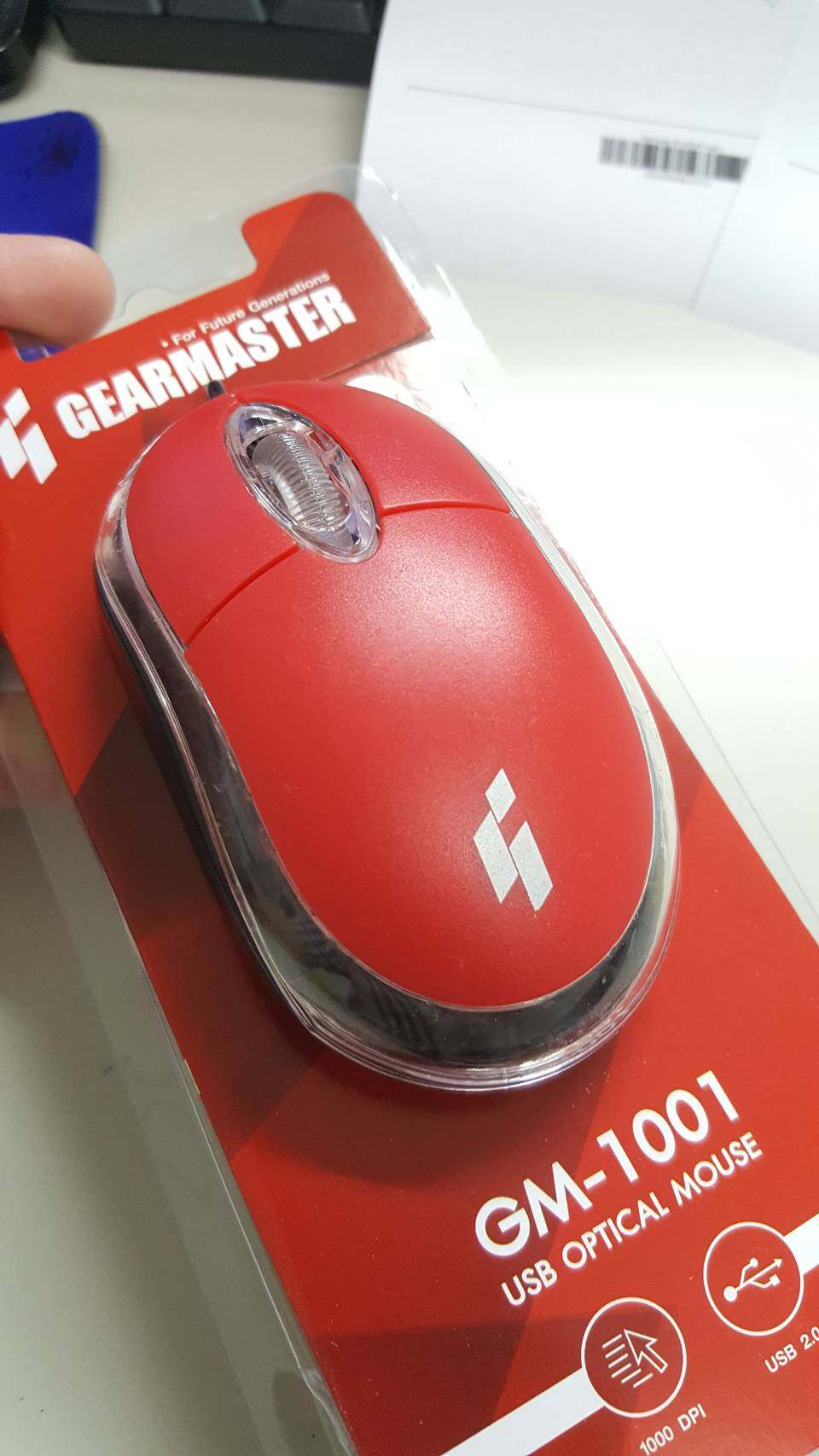 เมาส์ ราคาถูก Mouse Usb Gearmaster GT1001 รับประกัน6เดือน