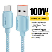 Essager 7A USB to Type C สายเคเบิ้ล100W สายชาร์จความไวสูงสายชาร์จสำหรับ Samsung สมาร์โฟน Xiaomi Oneplus สายชาร์จ Realme