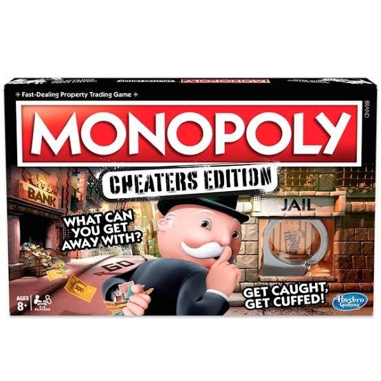 HASBRO MONOPOLY CHEATERS EDITION เกมส์เศรษฐี  โมโนโพลี่