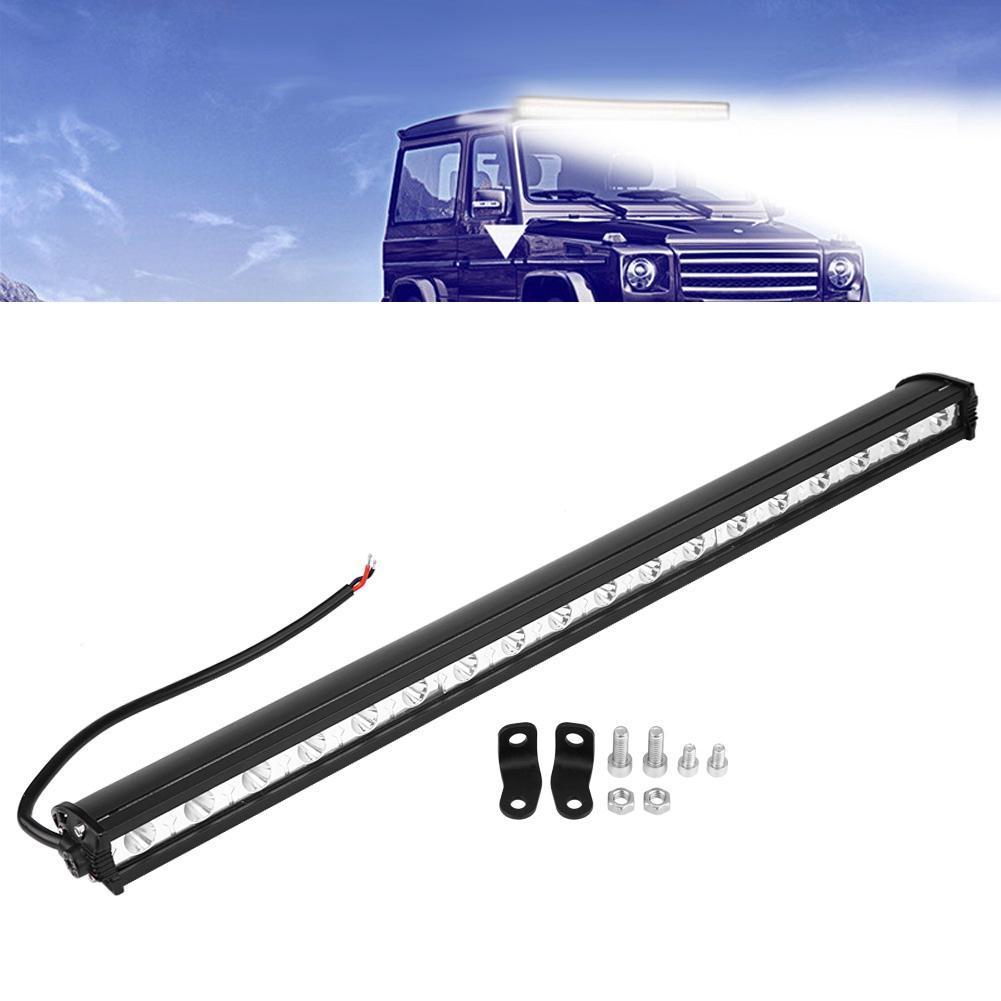 LED Light Bar ไฟรถยนต์ 54 W บาร์ยาว 19 นิ้ว ทรงตรง ไฟหน้ารถ ไฟท้าย สำหรับอะไหล่รถ อุปกรณ์รถยนต์ รถสิบล้อ รถบรรทุก รถ Jeep ATV เรือประมง เรือยอชท์ รถบรรทุก รถสิบล้อ เเสงพุ่งสว่างมาก งานพรีเมี่ยม เเสงขาว 12V-24V จำนวน 1 ชิ้น