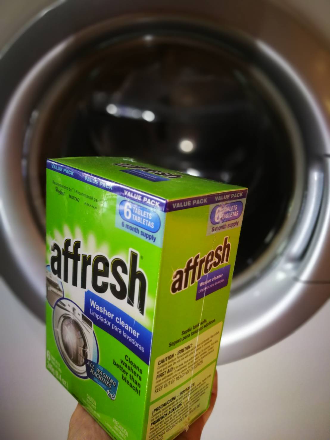 สินค้าพร้อมส่งจากเมืองไทย Affresh  ก้อนฟู่ ล้างเครื่องซักผ้า 1กล่องมี 6 ก้อน  Washing Machine Cleaner