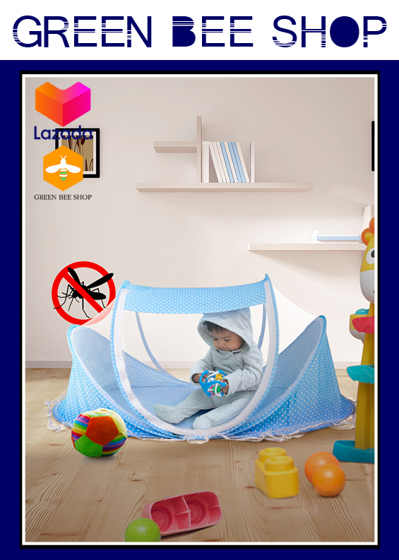 มุ้งครอบกันยุงสำหรับเด็ก ช่วยป้องกันยุงและแมลงต่างๆที่อาจรบกวนการนอนของเด็กๆ ป้องกันเด็กๆจากแมลงที่เป็นพาหะนำโรคต่างๆ