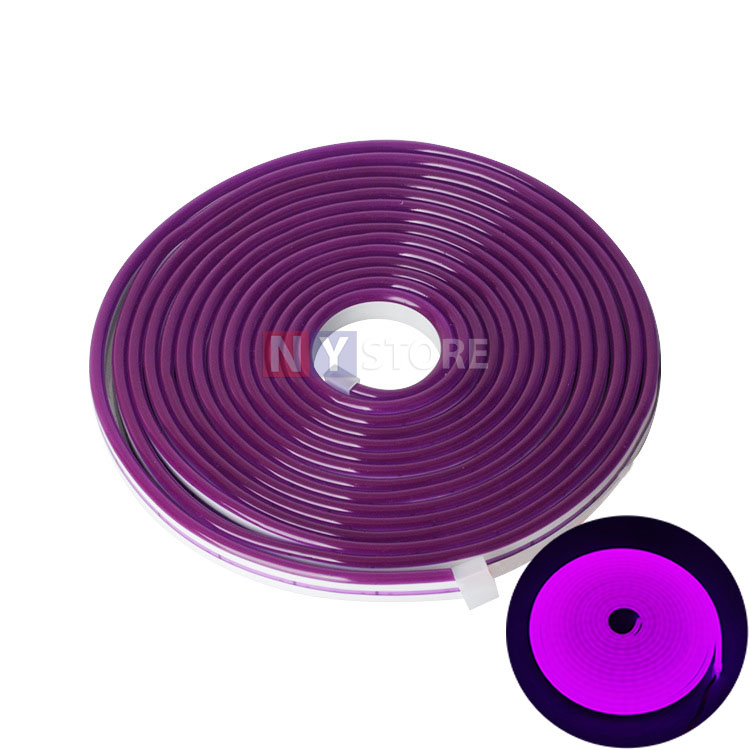 Neon flex 12V ขนาด6*12mm ไฟนีออนเฟกช์ LED ไฟเส้น ไฟสว่าง ไฟทำป้าย หลอดไฟLED ไฟตกแต่งห้อง ( ตัดได้ทุก 2.5 CM )