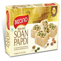 BIKANO SOAN PAPDI DESI GHEE - 250G ---- ขนมสายไหมอินเดีย 250 กรัม อินเดีย ขนมอินเดีย อาหารอินเดีย india