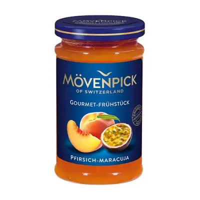 Peach Passion fruit jam, Movenpick fruit spread, 250g