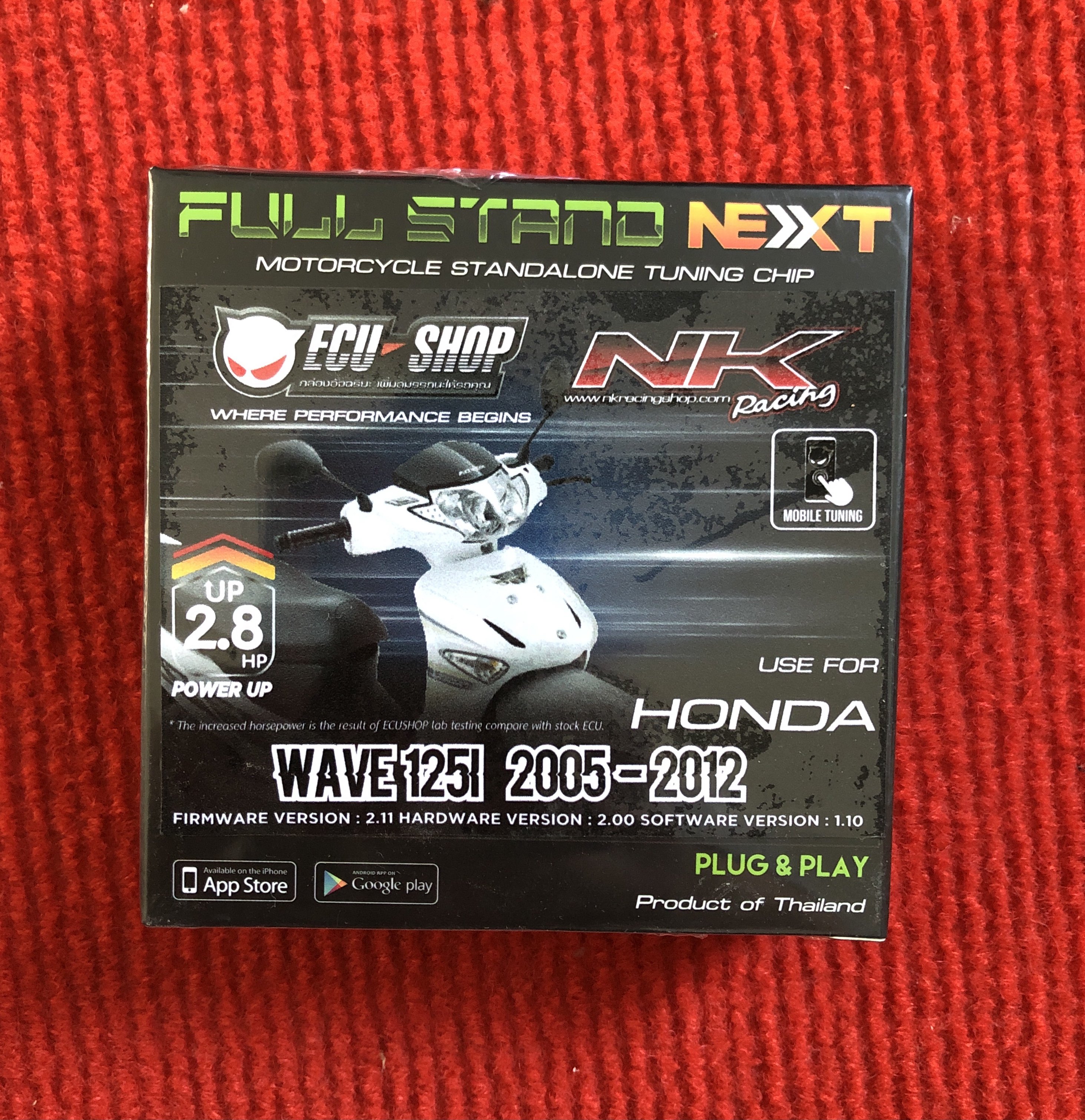 (nk) กล่อง #ecu มอเตอร์ไซค์ stand-alone w-125i บังลม (2005-2012) (full stand next)(เอ็นเค) #next
