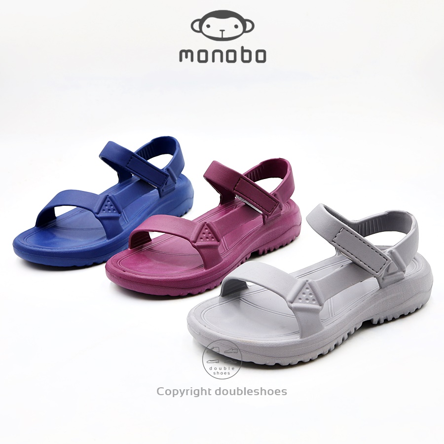 Monobo รองเท้าแตะรัดส้น แบบสวม ผู้หญิง พื้นนุ่มไม่กลัวน้ำ รุ่น Quest ไซส์ 5-8 ราคา 198 บาท*ส่งฟรี