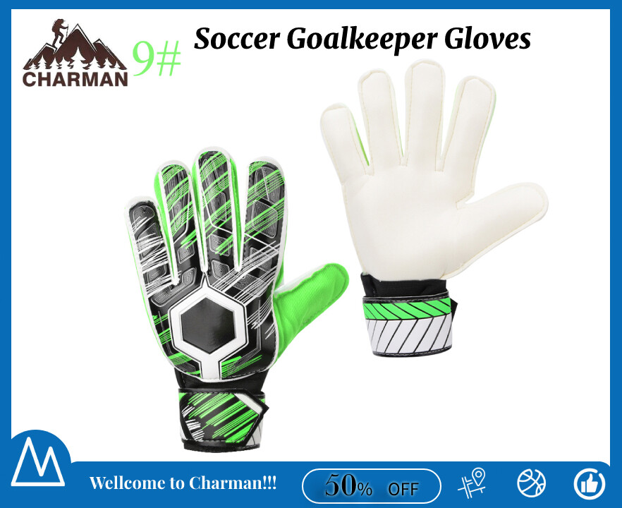 【Charman ร้อน Sale】Adult เด็กฟุตบอลผู้รักษาประตู Goalie Thicken ถุงมือ PU Protector