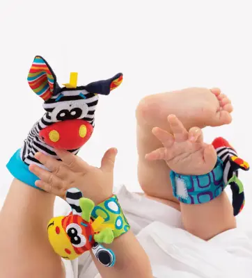 Playgro Jungle Wrist Rattle&Foot Finder