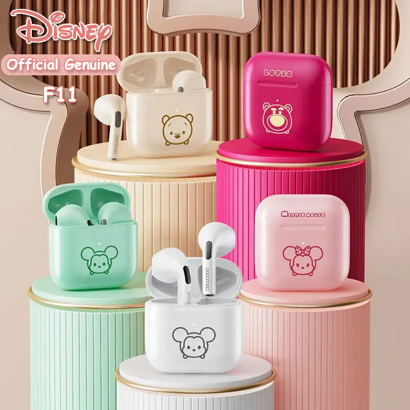 Original F11 Disney Wireless Earphone Bluetooth Earphone Bluetooth 5.3 Earbuds Built-In Microphone Touch Control TWS True Wireless Earphone ราคา 199 บาท*ส่งฟรี