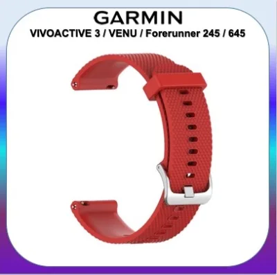 สายนาฬิกา Garmin Vivoactive 3 / Vivoactive3 music / Venu / Forerunner 245 / 645 / 55 / venu / venu sq / Vivomove / Suunto 3 fitness strap ขนาด 20 mm. สาย Garmin