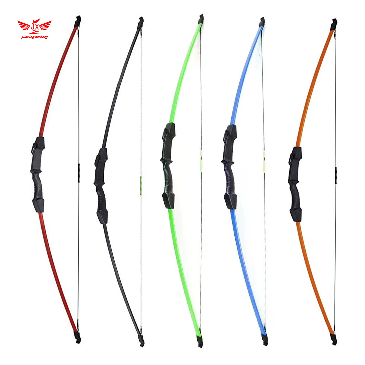 ธนูสำหรับเด็ก 45 Inches Straight Bow 15 LBS Children Bow for Children Games Archery Training Hunting Shooting
