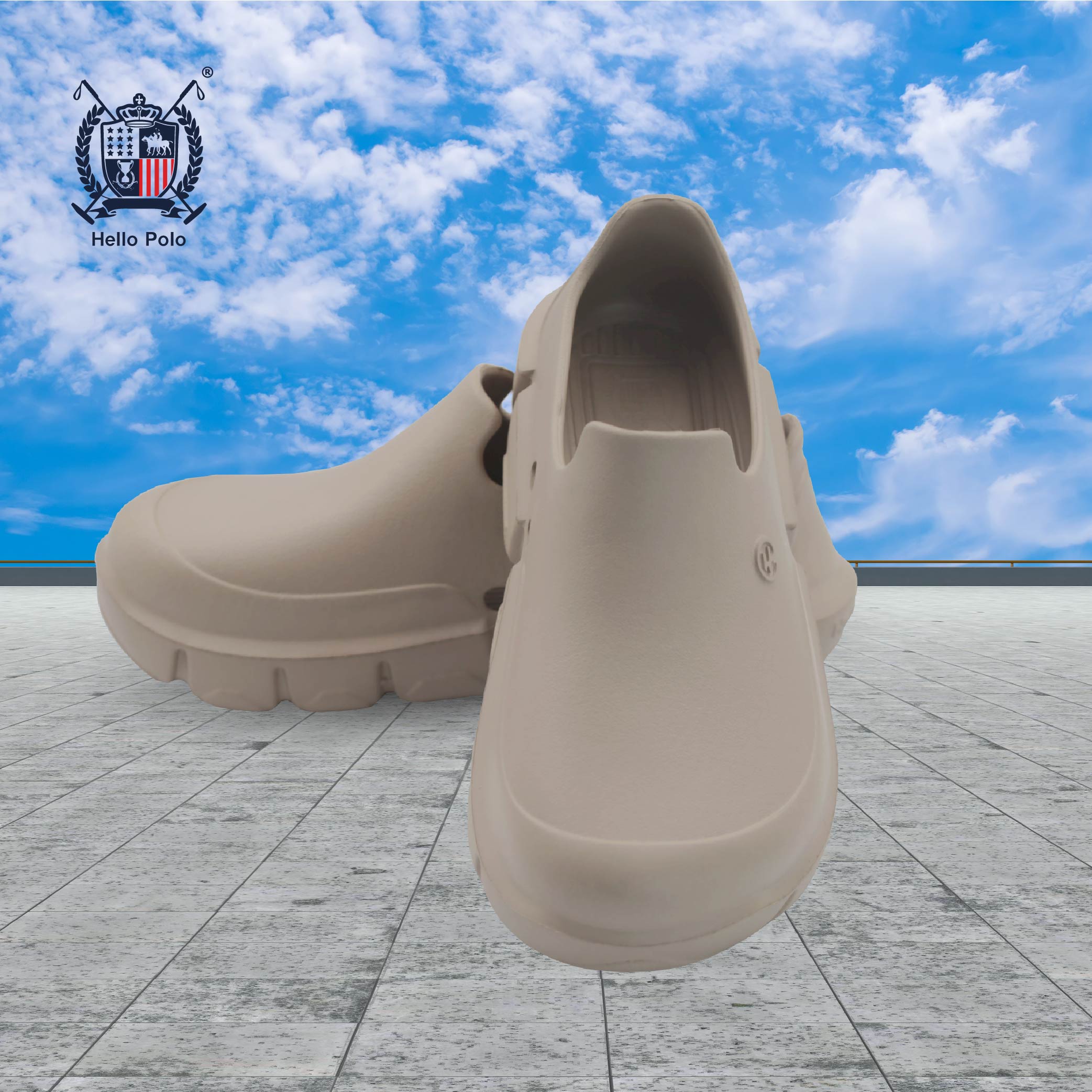 New collection Hello polo รองเท้า off-road รองเท้าลำลอง Unisex กันน้ำ กันลื่น รุ่น HP8031 ราคา 199 บาท*ส่งฟรี