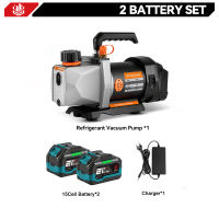จัดส่งจากกรุงเทพฯ🚚ปั๊มสูญญากาศทำความเย็นไร้แปรงถ่าน1/2HP 7CFM สุญญากาศไร้สาย5PA ปั๊มสูญญากาศเครื่องปรับอากาศในครัวเรือนรถยนต์สำหรับแบตเตอรี่ Makita 18V